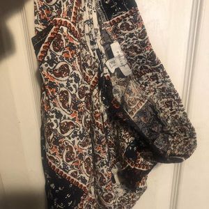 Multicolored pattern pants